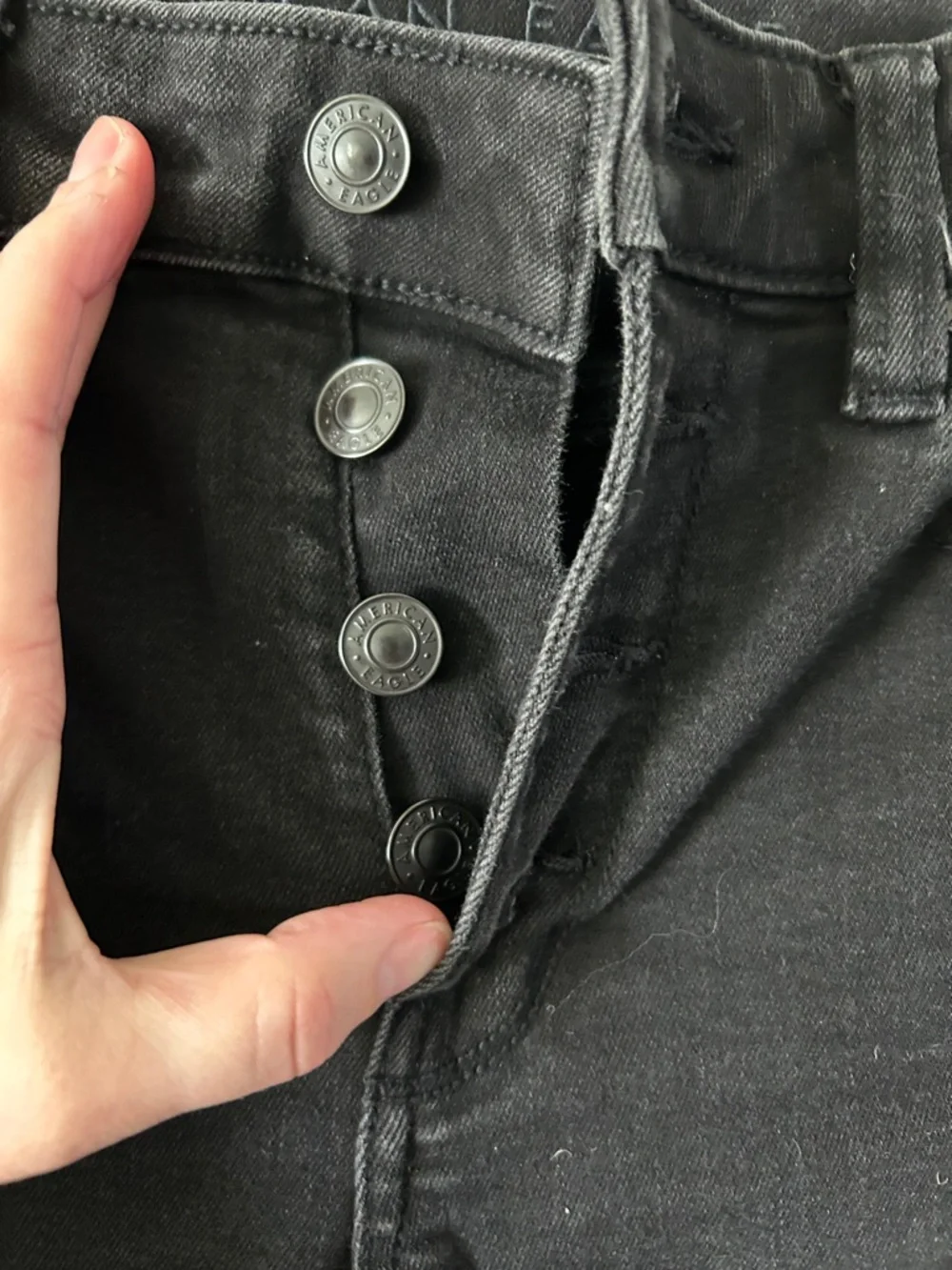 American Eagle Outfitters Black Flare Jeans